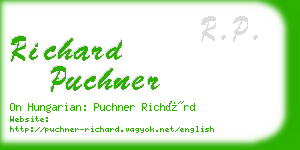 richard puchner business card